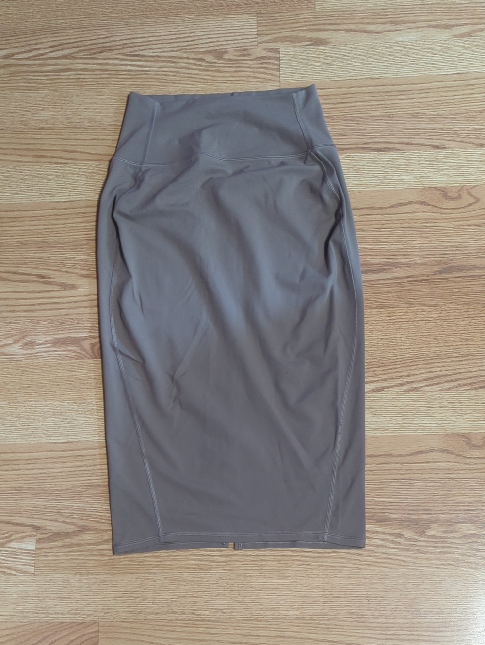 Lululemon High-Waist Pencil Skirt in Taupe